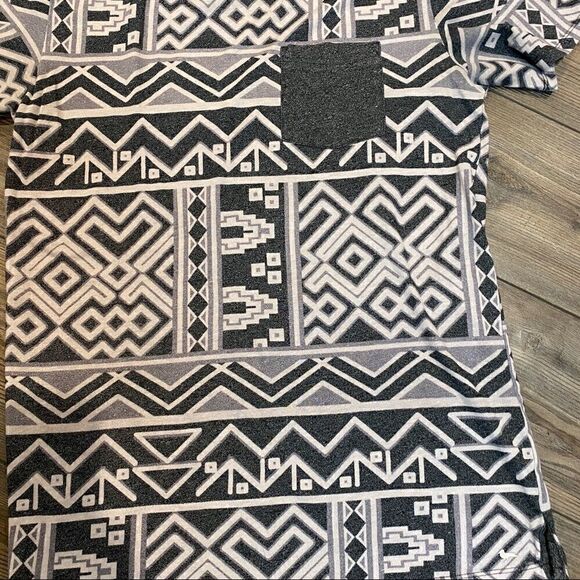 Men’s Modern Amusement Patterned T-Shirt M - Picture 4 of 5